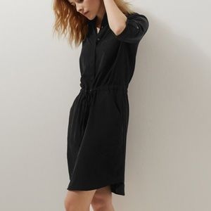 Lou & Grey Silk Washed Shirt Dress Size Medium